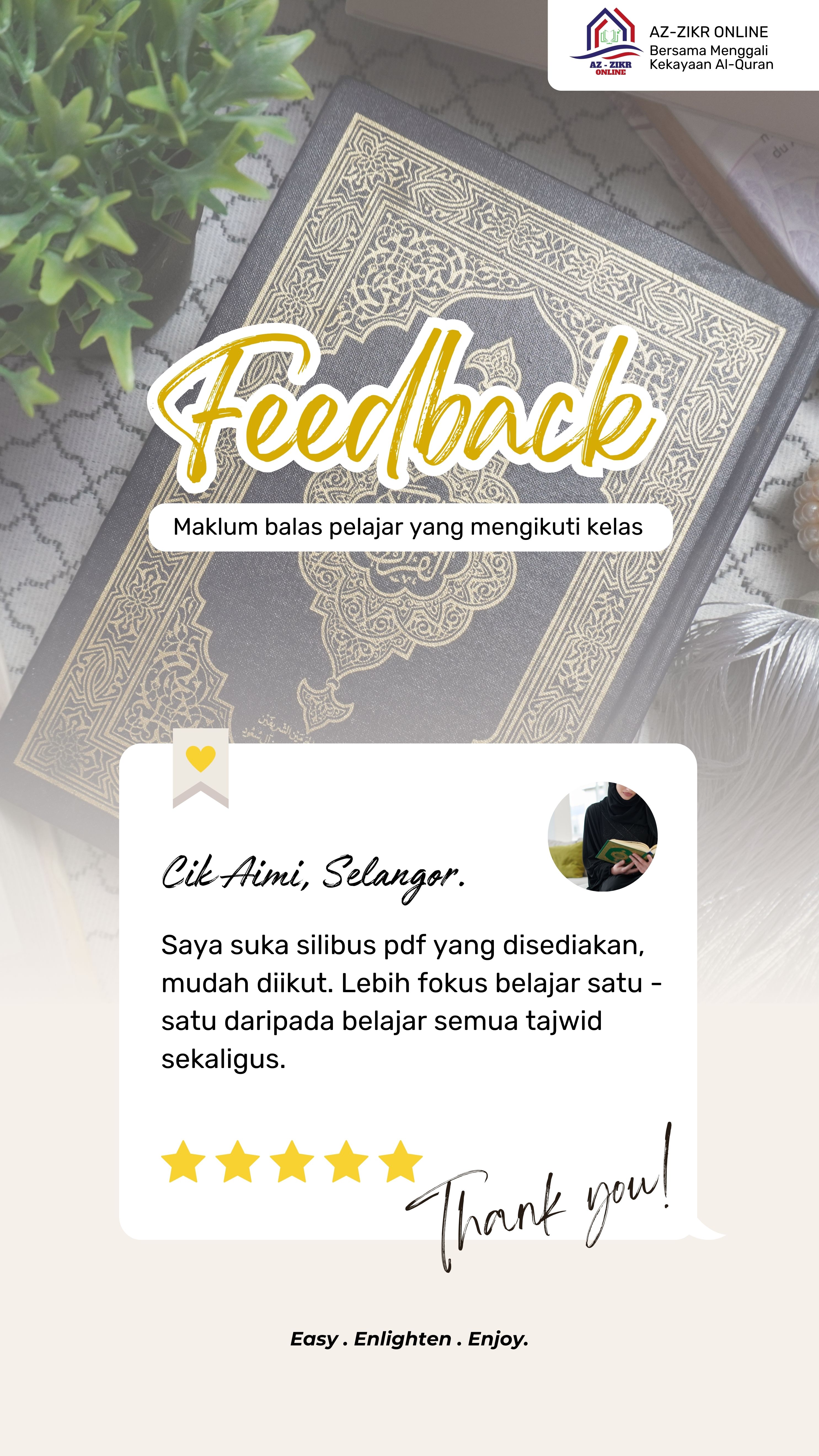 Testimoni pelajar 1