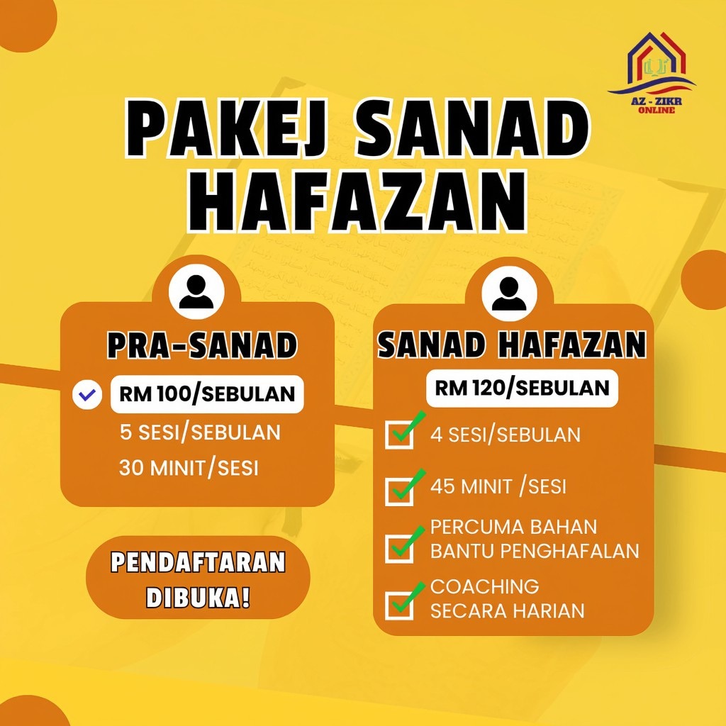 Pakej Sanad Hafazan — Malaysia
